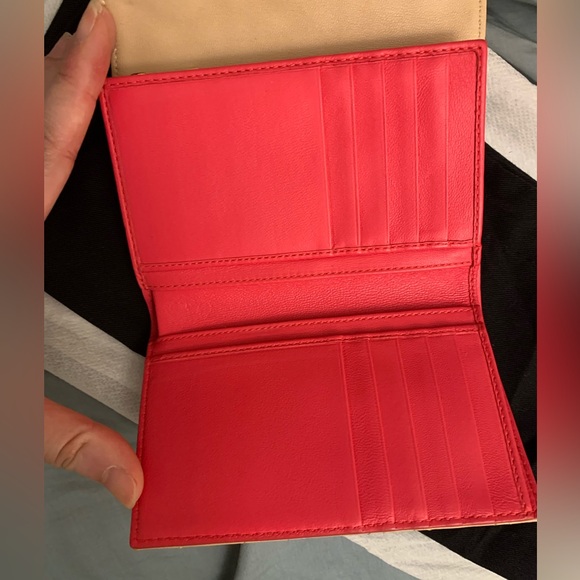 💯authentic Dior cannage lambskin beige and pink mid wallet⭐️ - Picture 15 of 17